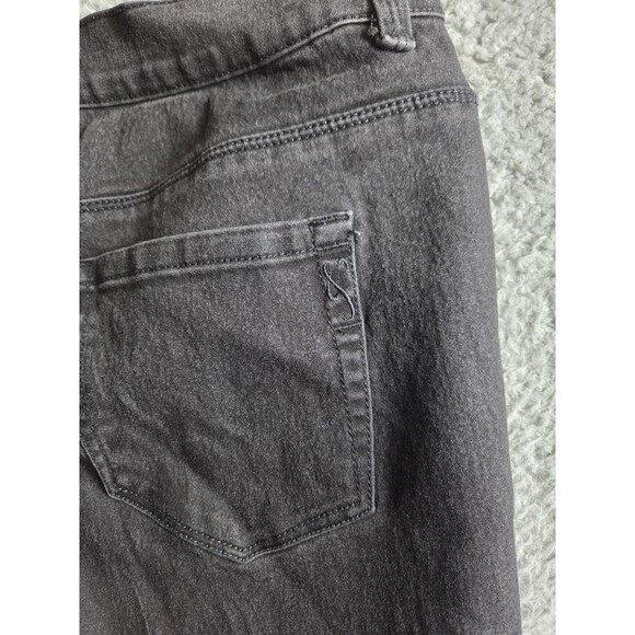 Style & Co Denim Jeans Womens 14 Short Charcoal Bootcut Tummy Control Stretch - Picture 11 of 13